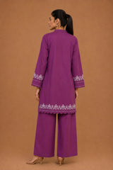 Embroidered 2 Piece Suit