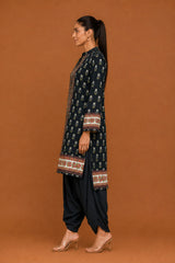Printed Linen Kurta