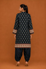 Printed Linen Kurta