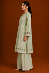 Embroidered 2 Piece Suit