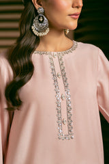 Dew Rose(Embroidered 2Pc Dress)