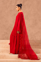 Blush Rose(Embroidered 3Pc Suit)