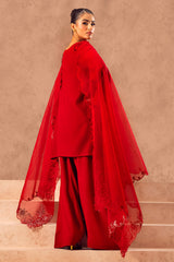 Blush Rose(Embroidered 3Pc Suit)