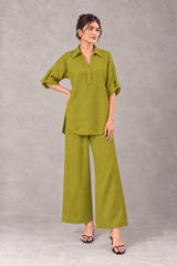 Olive - Linen Co-Ord Set