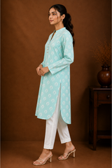 Elyse - Printed Lawn Shirt