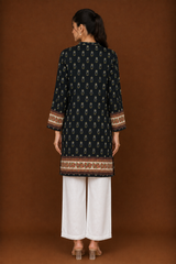 Printed Linen Kurta