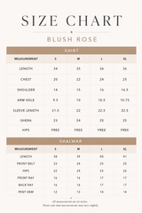Blush Rose - Embroidered 3 Piece Suit