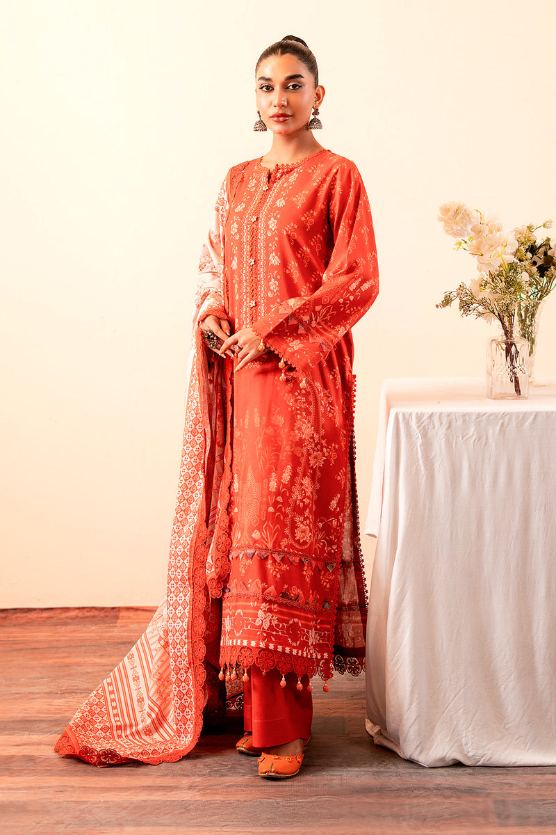 CORAL(3Pc Digital Printed Suit)
