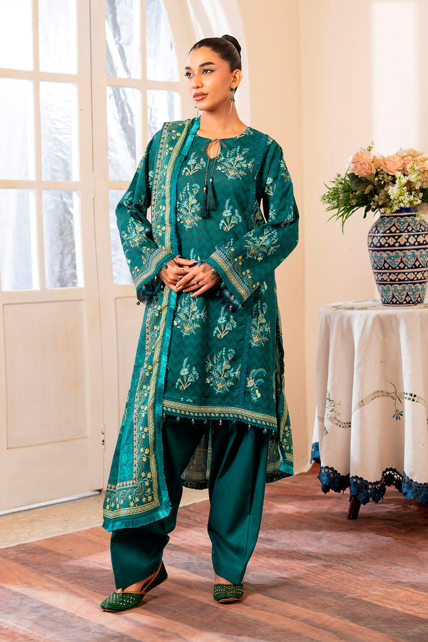 EMERALD(3Pc Digital Printed Suit)