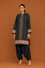Printed Linen Kurta
