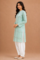 Embroidered Lawn Kurta