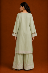 Embroidered 2 Piece Suit
