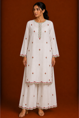 Embroidered 2 Piece Suit