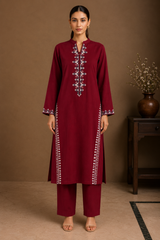 Khaddar 2 Piece Suit