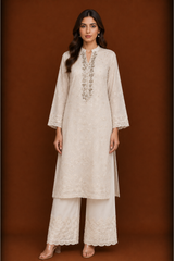 Embroidered 2 Piece Suit
