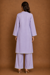 Embroidered 2 Piece Suit