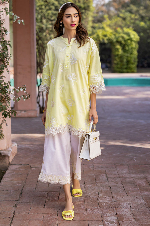 M25SP24(Embroidered Kaftan Shirt)