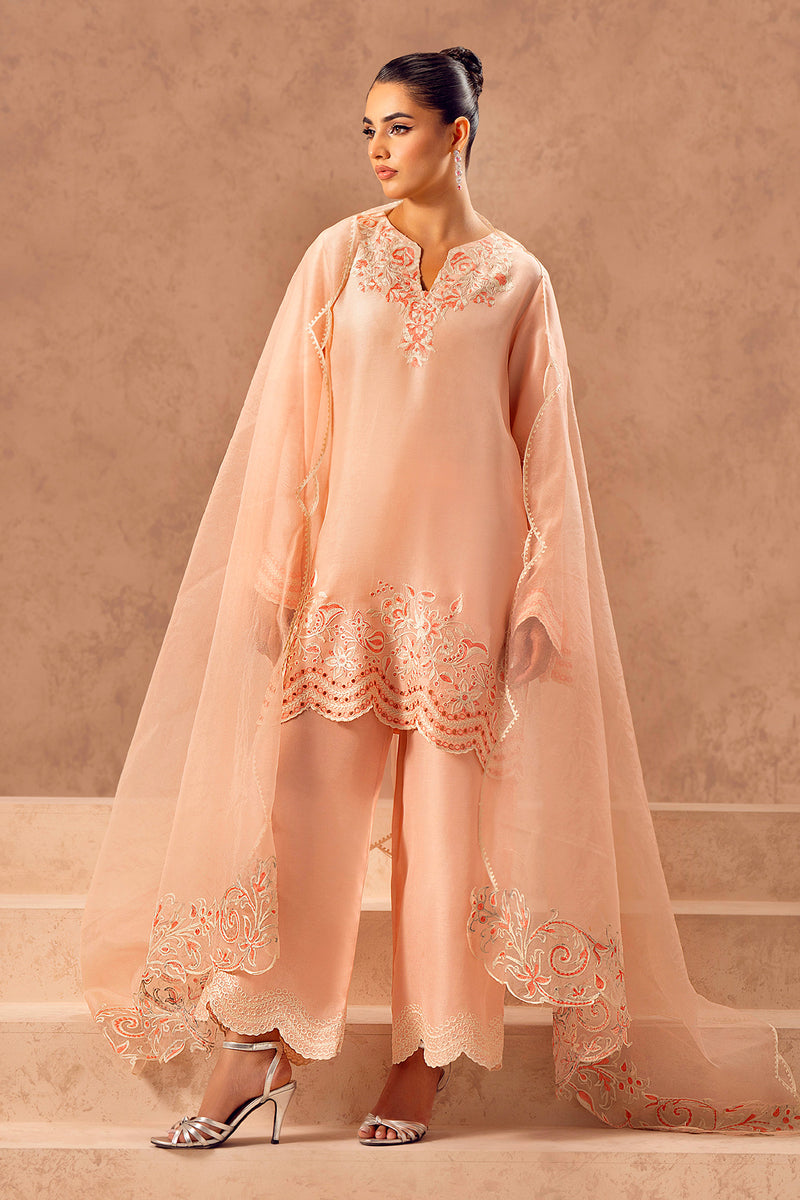 Crimson(Embroidered 3Pc Set)