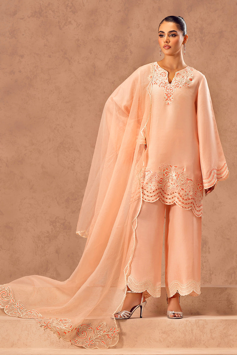 Crimson(Embroidered 3Pc Set)