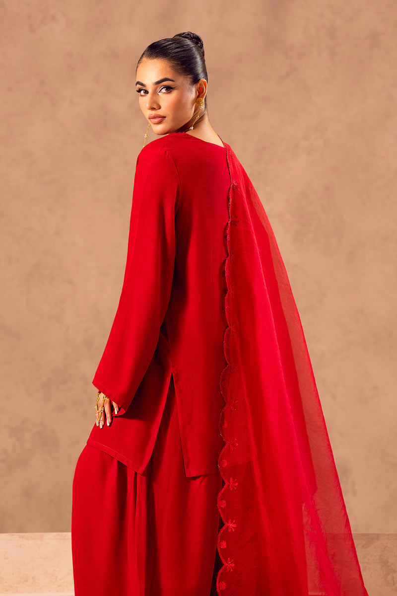 Blush Rose(Embroidered 3Pc Suit)