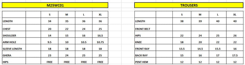 M25WC01(Embroidered Co Ord)