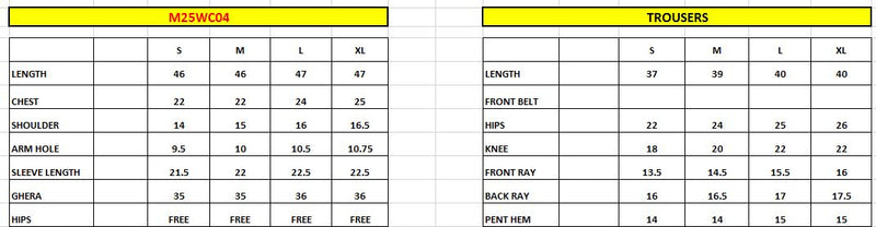 M25WC04(Embroidered 3Pc Suit)