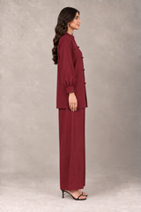 Merlot - Linen 2 Piece
