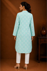 Elyse - Printed Lawn Shirt