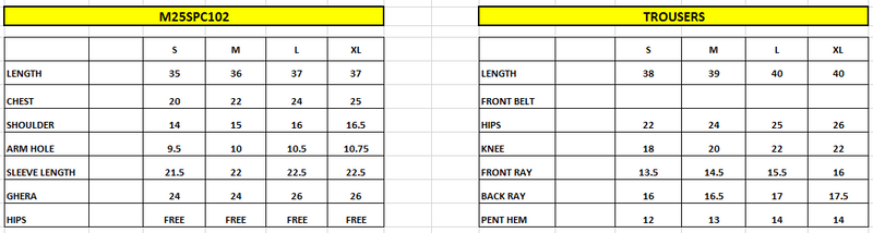 M25SPC102(Embroidered Co Ord)