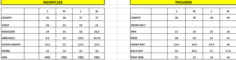 M25SPC103(Embroidered Co Ord)