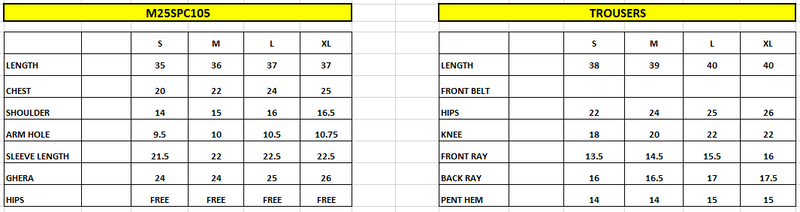 M25SPC105(Embroidered Co Ord)